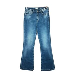 Kensie Vintage Luxe Blue Savannah High Rise Flare Leg Jeans 8/29